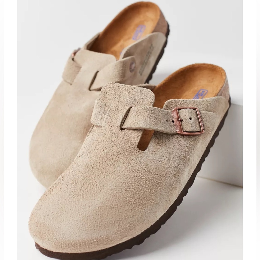 Birkenstock Boston Soft Footbed Suede Clog